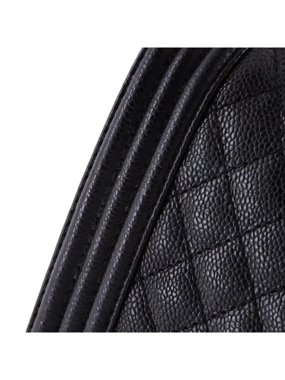 Chanel Boy Flap Bag Quilted Caviar New #264235C38B